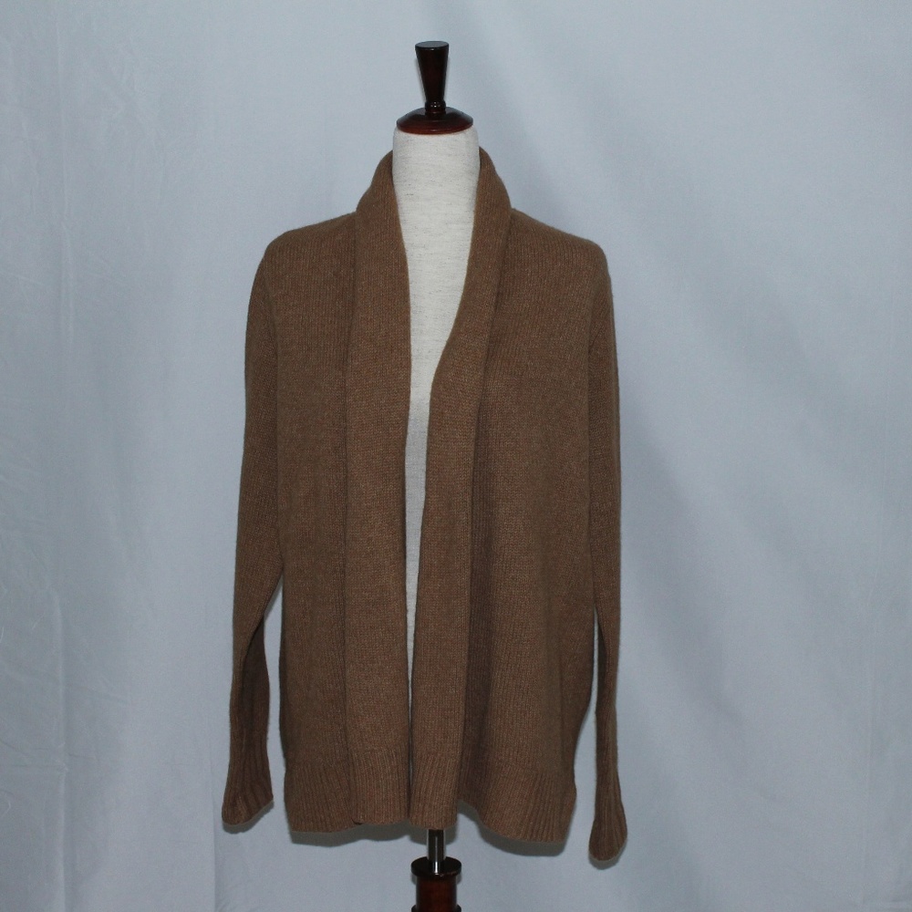 NWT Max Studio Rust Open Front Shawl-Collared Cardigan Size XL